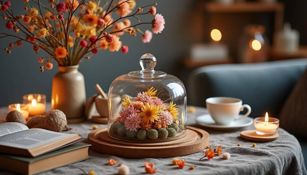 Inspiration : utiliser une cloche centrepiece dans la décoration intérieure