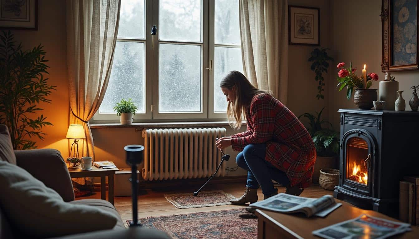 Comment réparer un radiateur en panne dans le salon en hiver