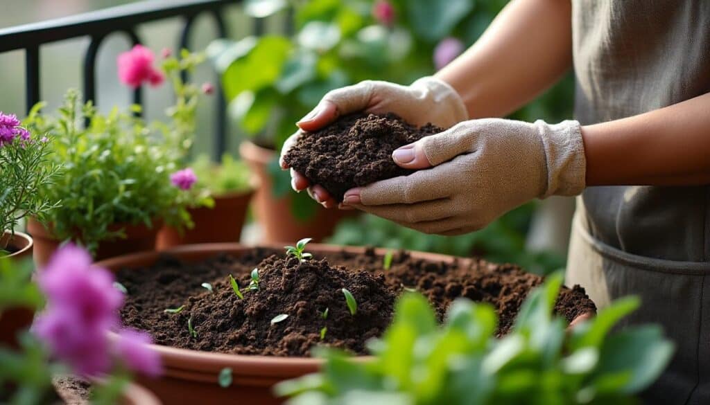 Faciliter l’entretien du compost sur son balcon à la maison