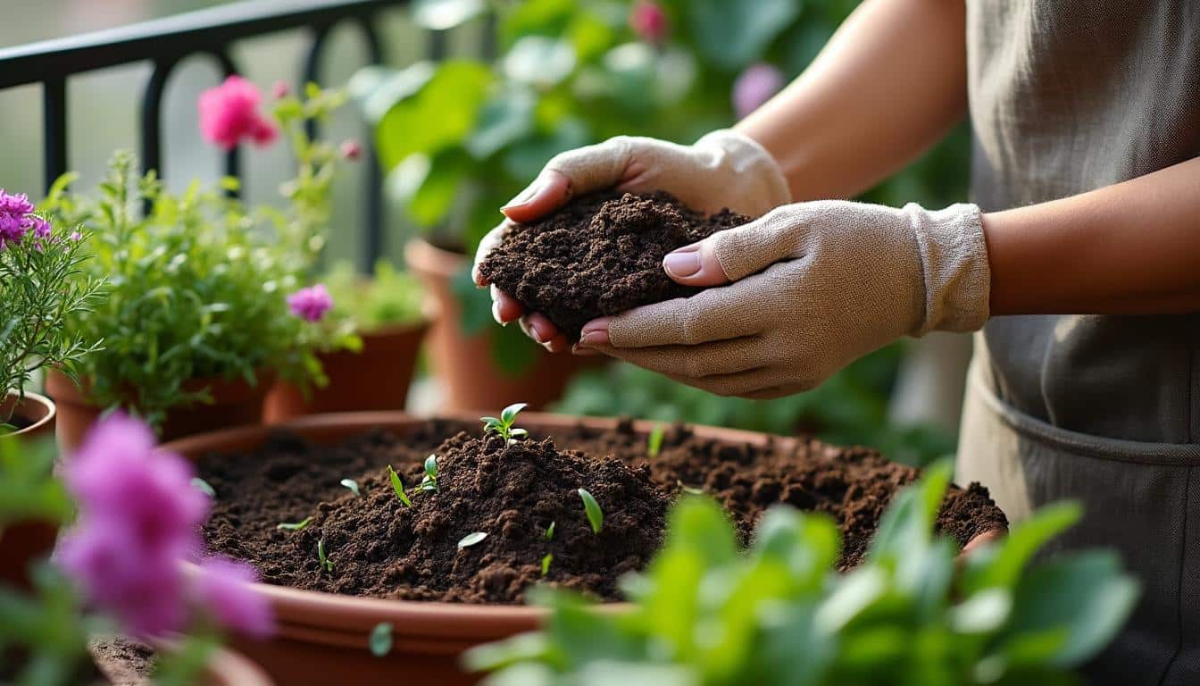Faciliter l’entretien du compost sur son balcon à la maison
