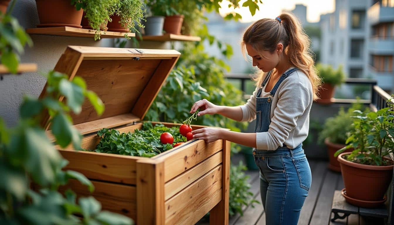 Astuces pour réussir son compost sur un balcon en petits espaces urbains