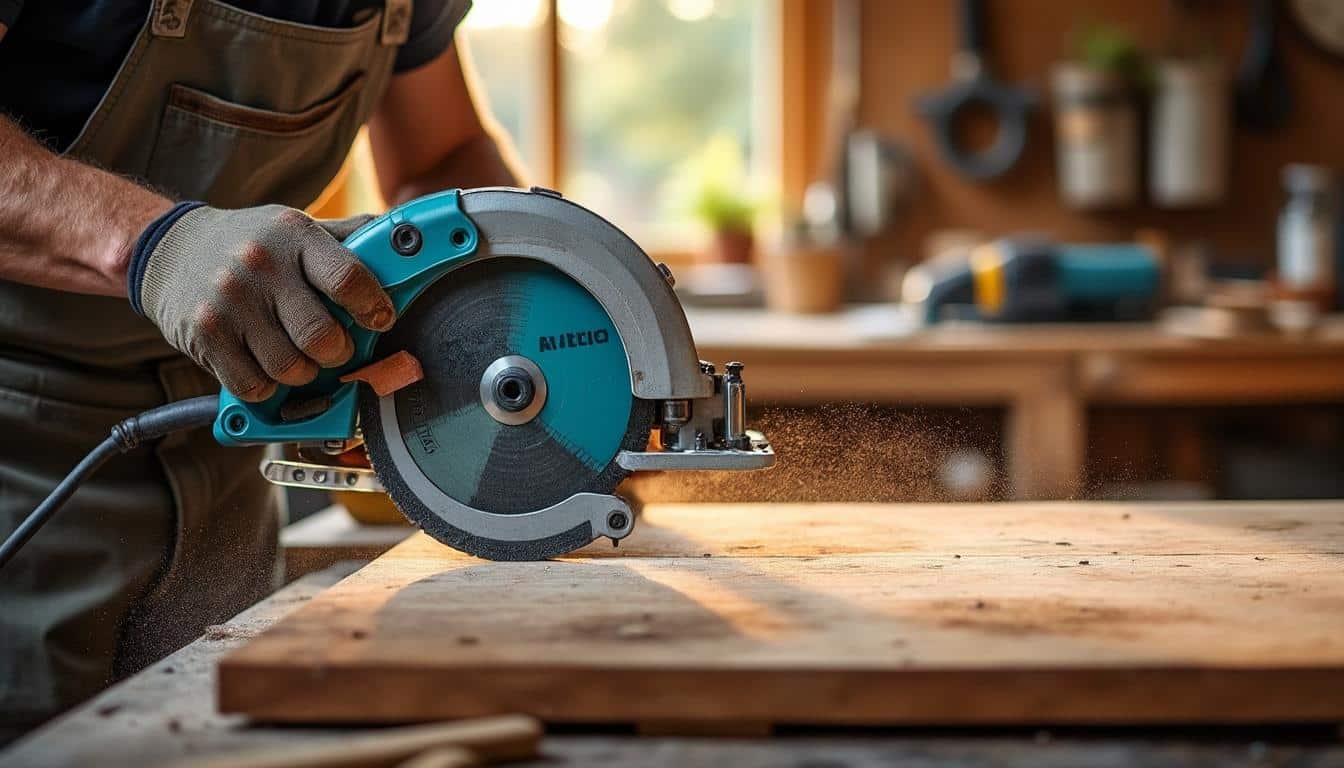 Illustration: Pourquoi opter pour une scie circulaire sur table Makita dans vos travaux ?