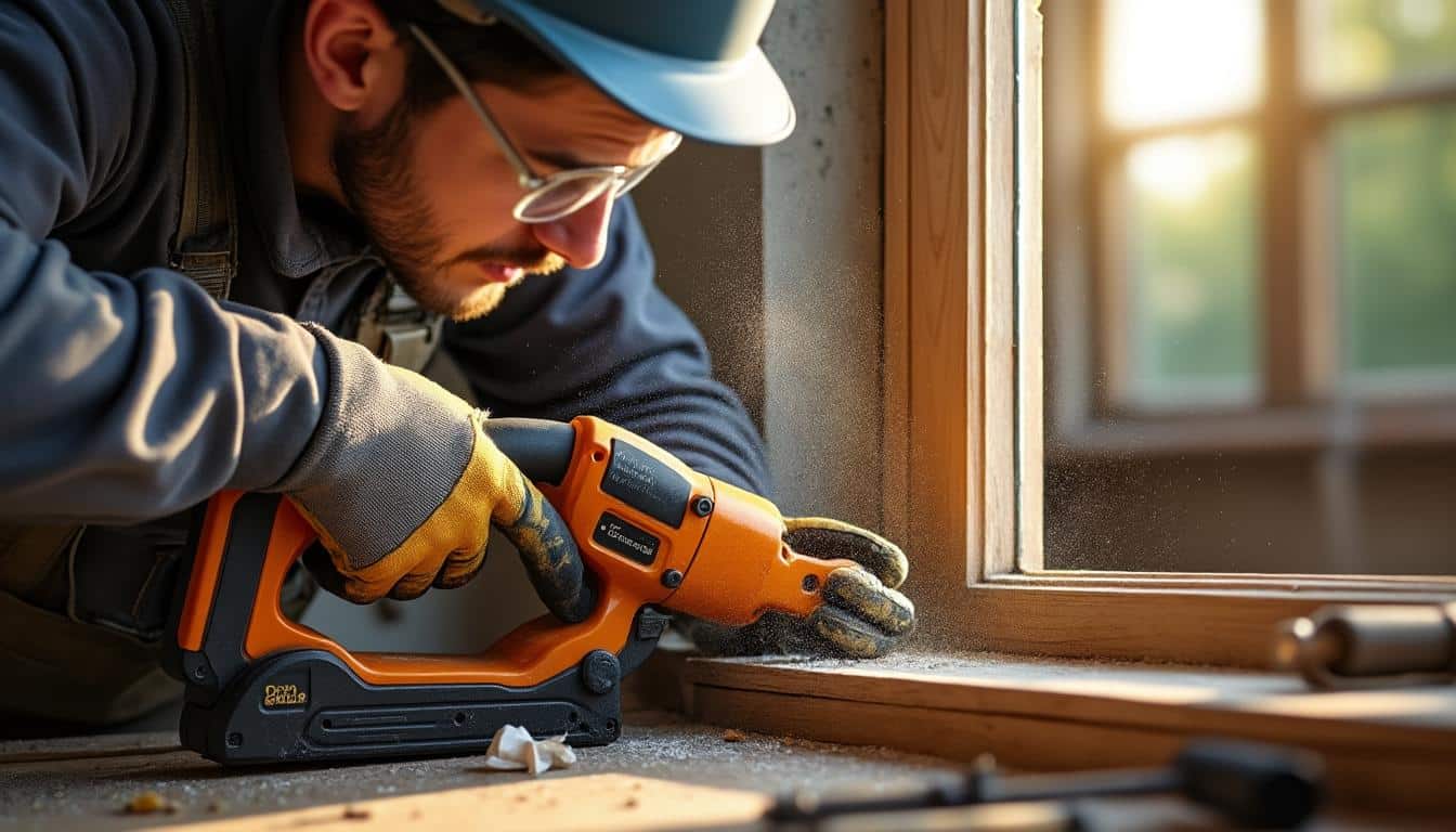 Les règles de sécurité pour visser des pentures avec une visseuse placo