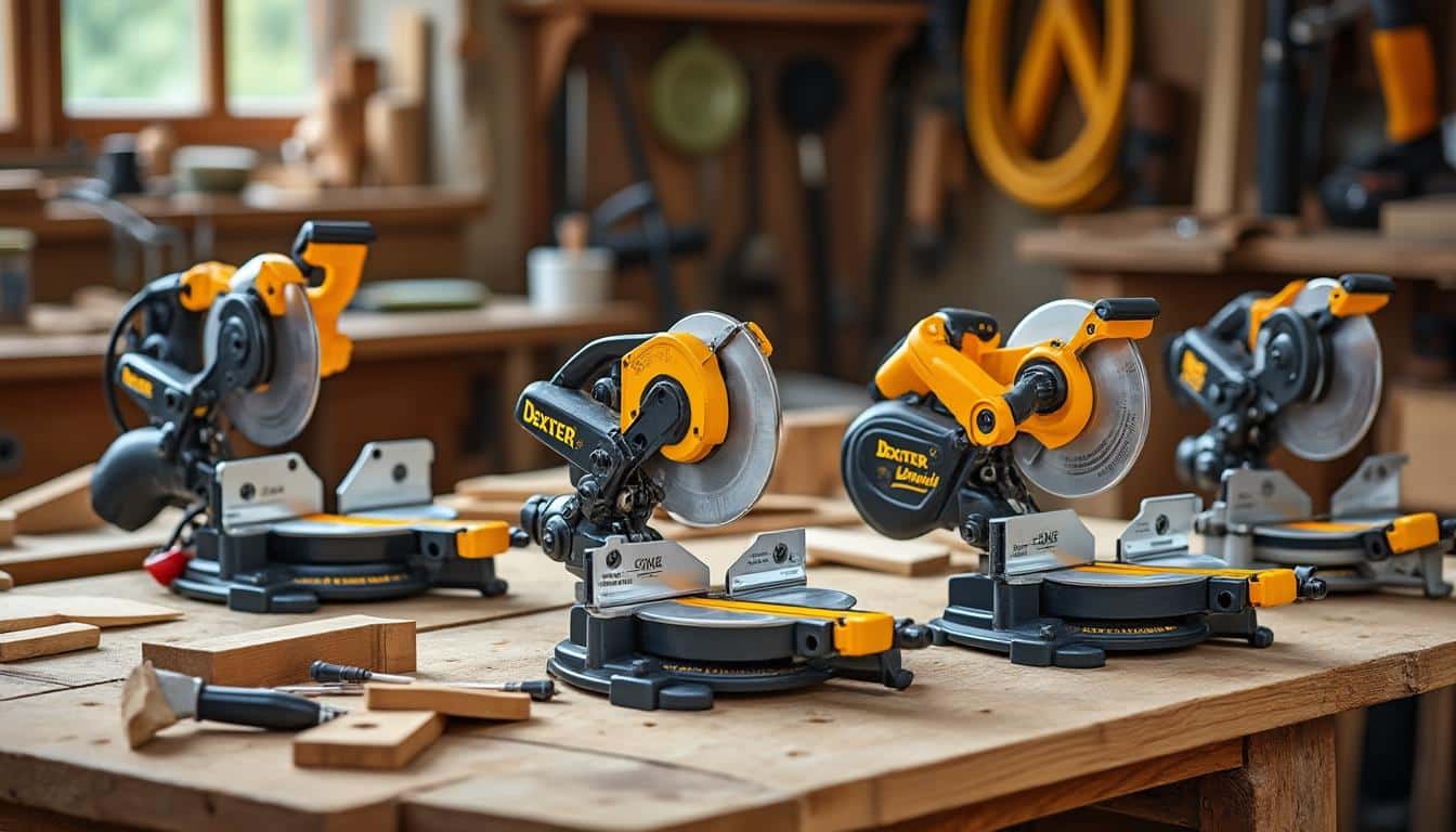 Illustration: Découvrir les principaux modèles de scie à onglet Dexter et leurs spécificités