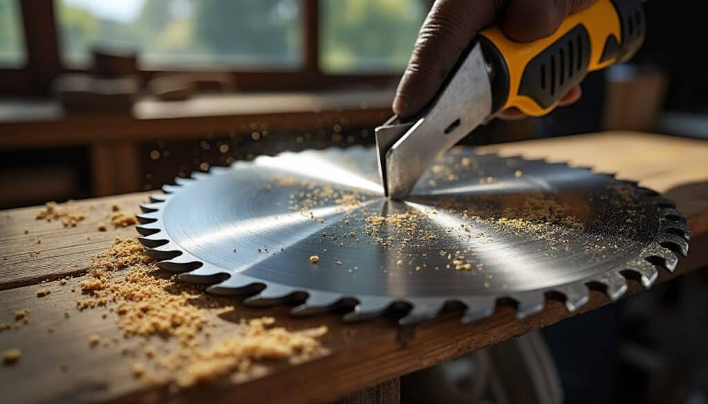 Lame de scie circulaire carbure 600 mm : guide complet et conseils
