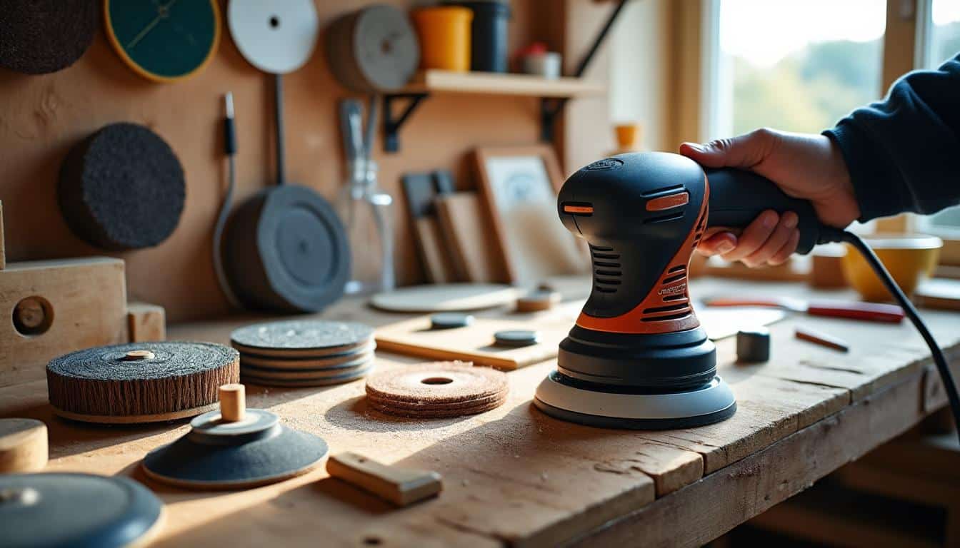 Illustration: Quels accessoires choisir pour poncer avec une perceuse et comment les sélectionner ?