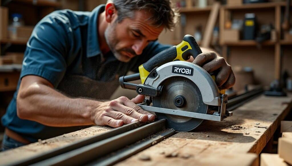 Rail de scie circulaire Ryobi : Guide complet pour des découpes précises