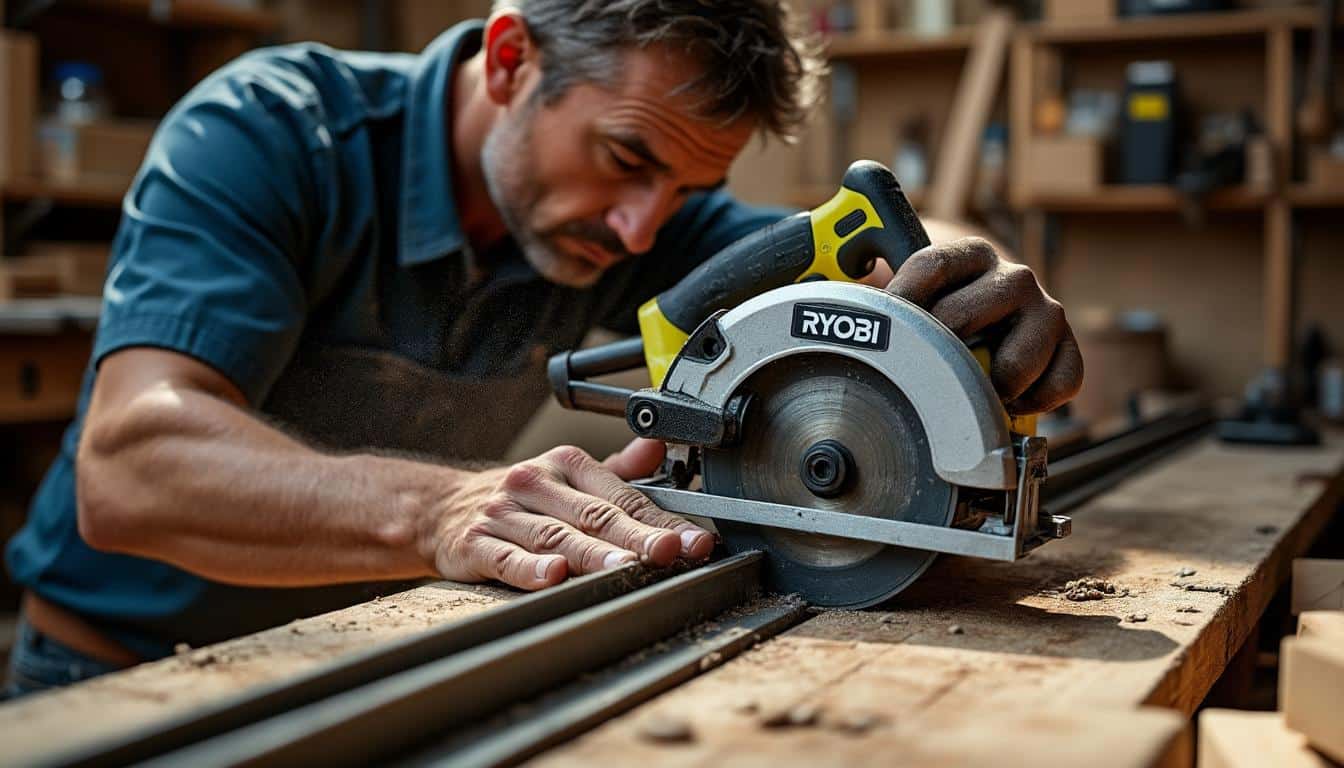 Rail de scie circulaire Ryobi : Guide complet pour des découpes précises