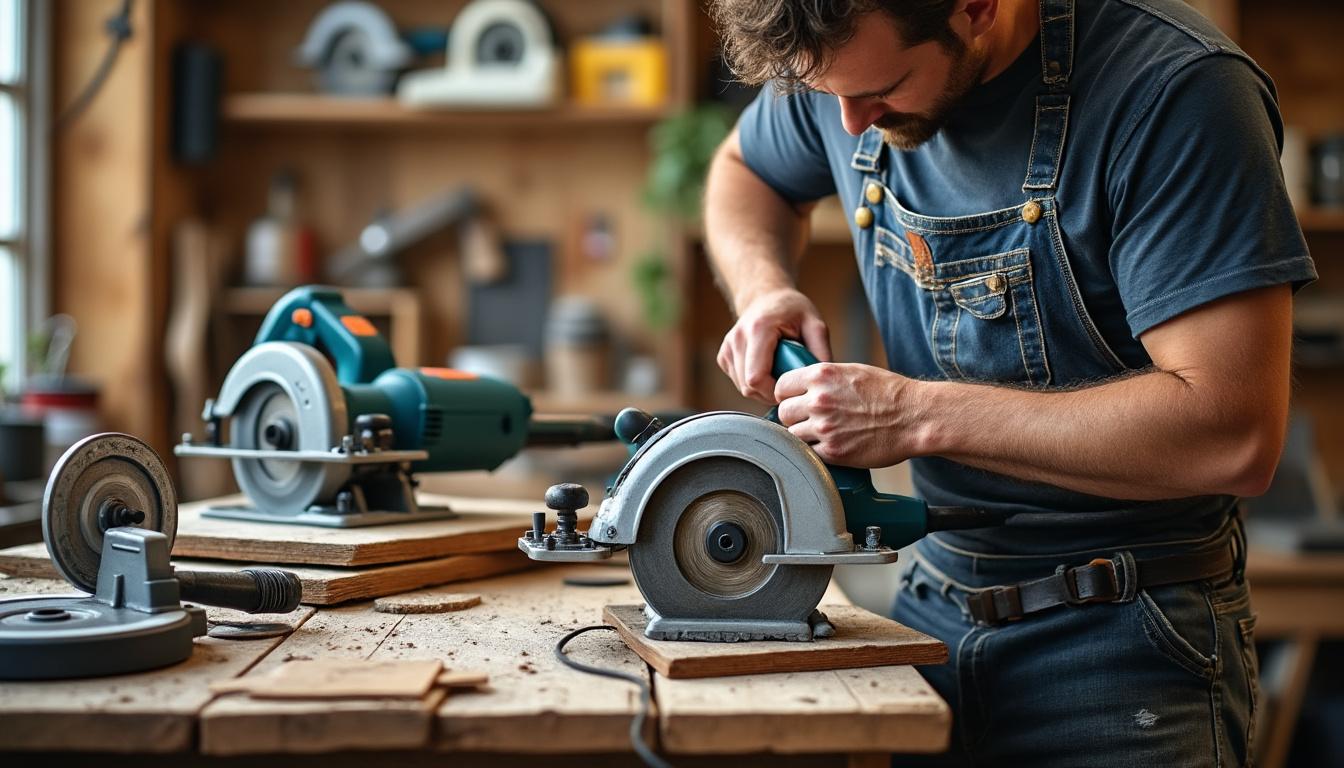 Illustration: Les différents types de scies circulaires et leurs spécificités techniques