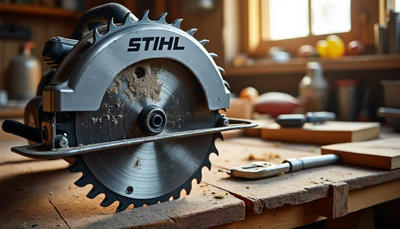 Illustration: Les caractéristiques techniques des lames pour scie circulaire Stihl décryptées