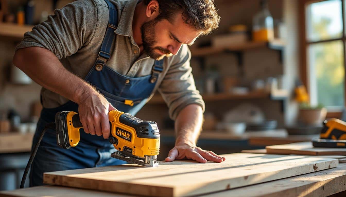 Illustration: Pourquoi opter pour une scie sauteuse DeWalt sans fil pour vos découpes ?