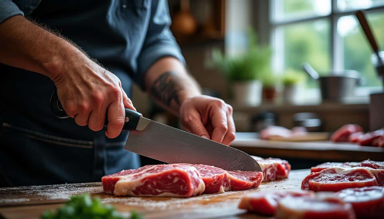 Illustration: Comprendre l’importance de la scie à viande dans le travail du boucher