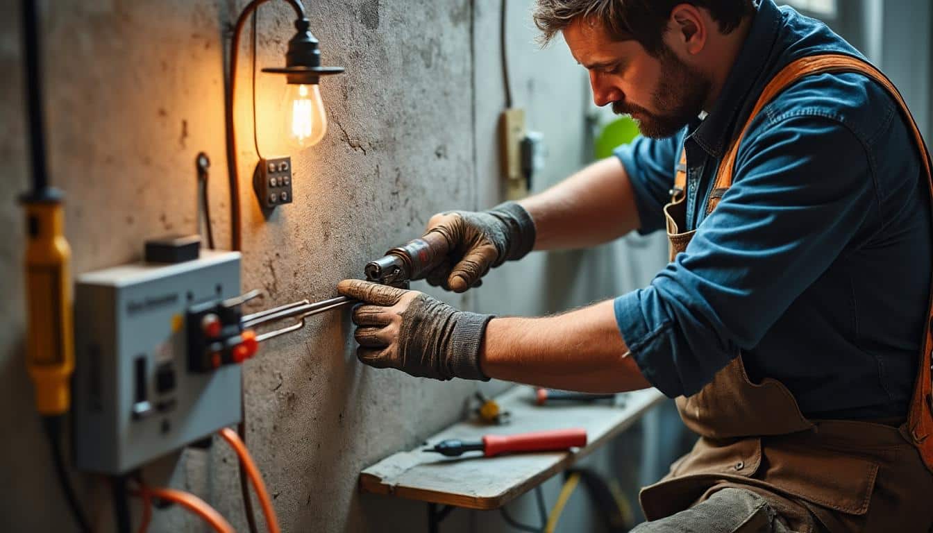 Illustration: Comprendre l’importance de la taille de la scie cloche pour une prise électrique