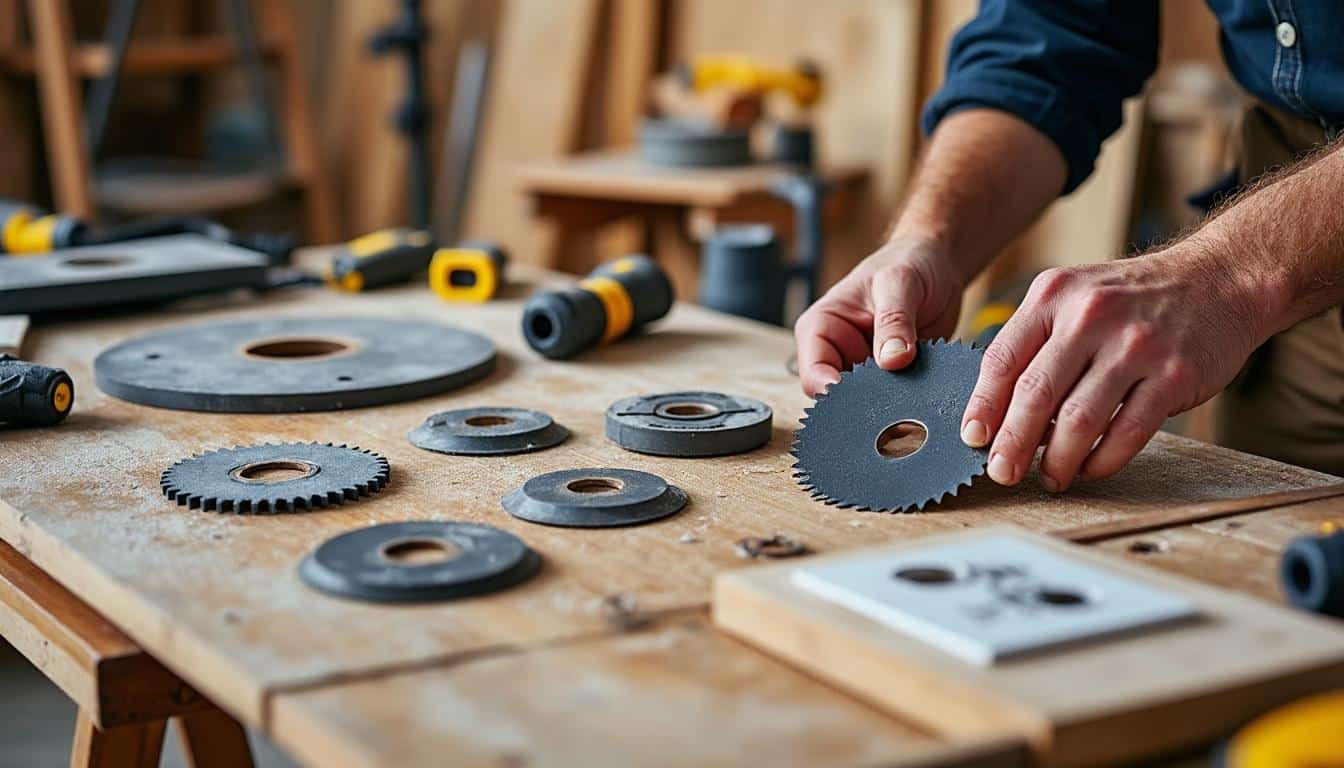 Illustration: Les diamètres standards des scies cloches pour prise électrique : quels millimètres choisir ?