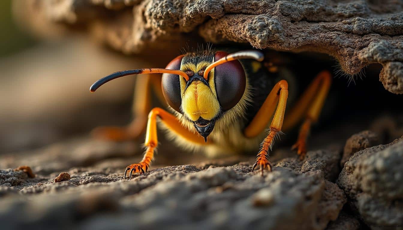 Guêpe sous la toiture : identifier, prévenir et agir efficacement