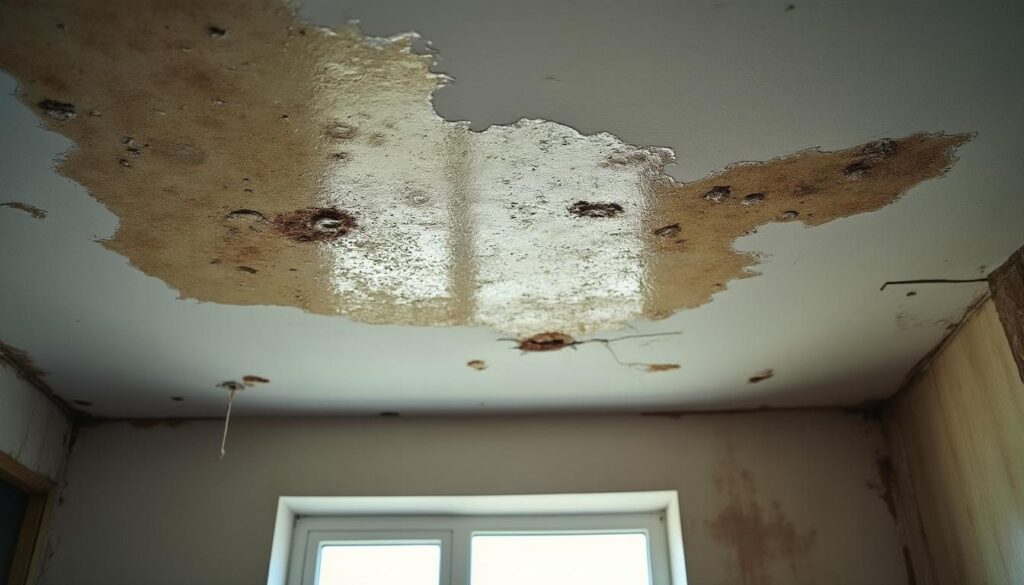 Infiltration d’eau au plafond : causes, risques et solutions efficaces