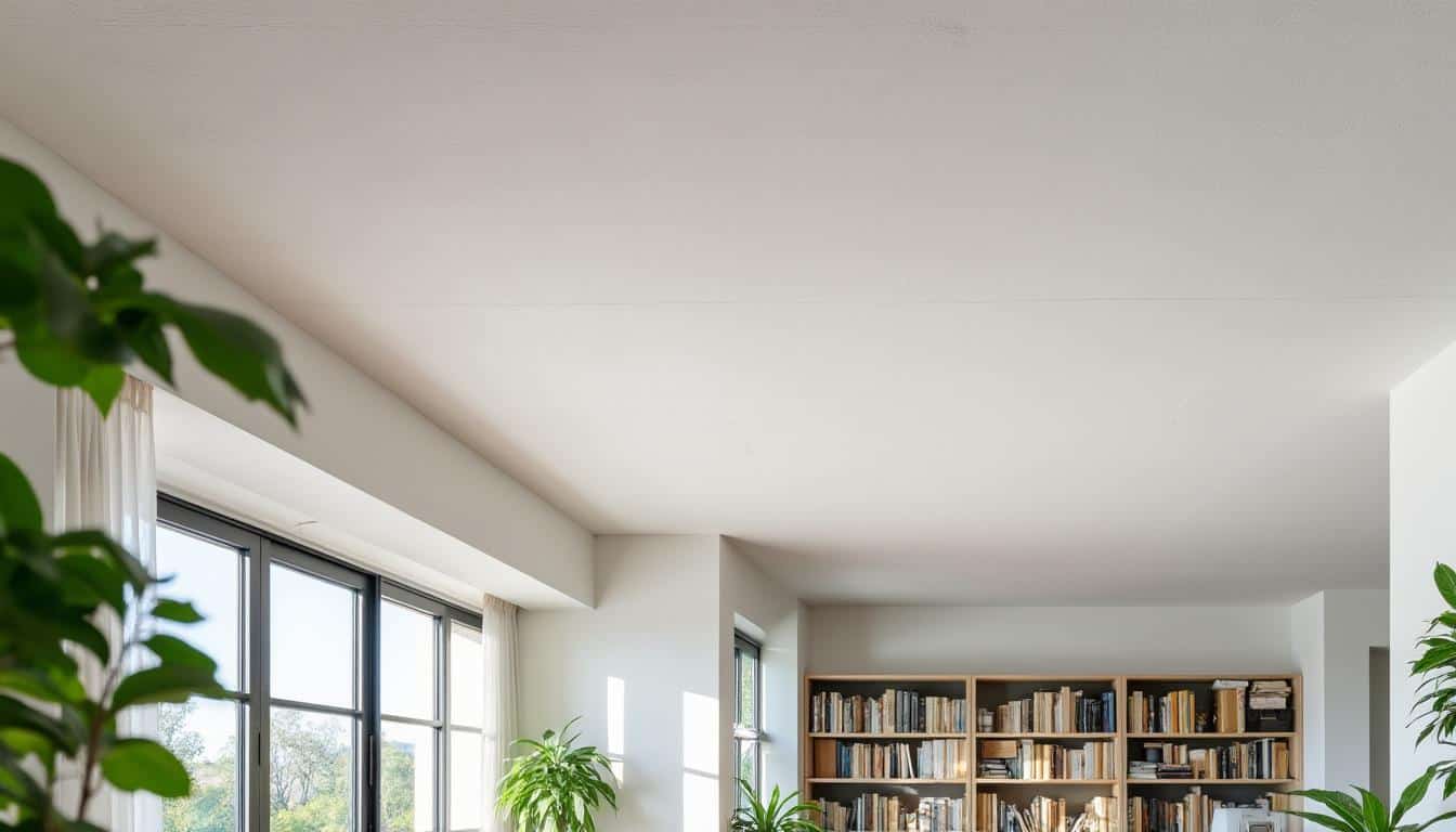 Illustration: Découvrir les panneaux en lambris blanc pour un plafond décoratif et fonctionnel