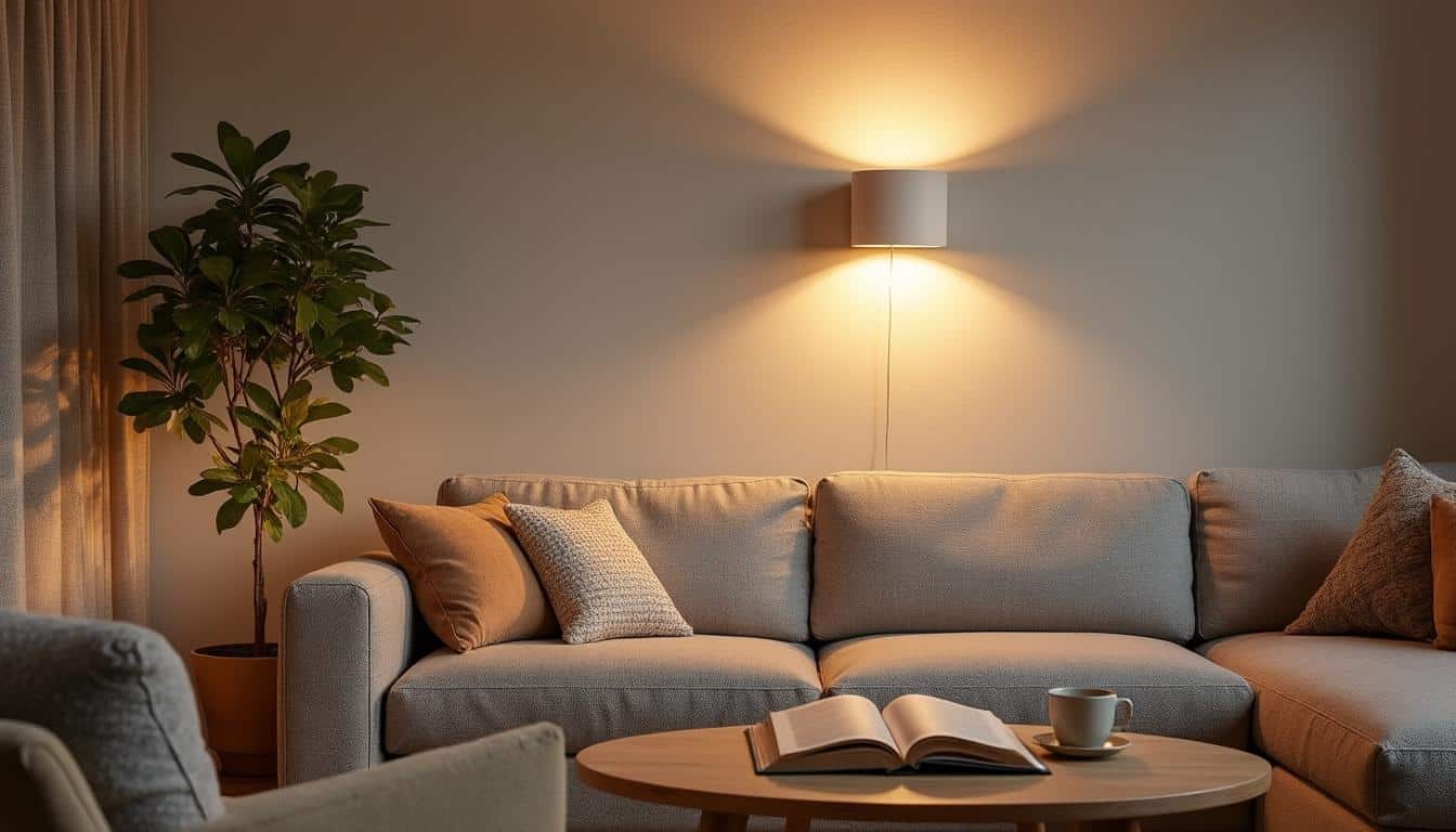 Applique murale design pour salon : élégance et lumière modulable