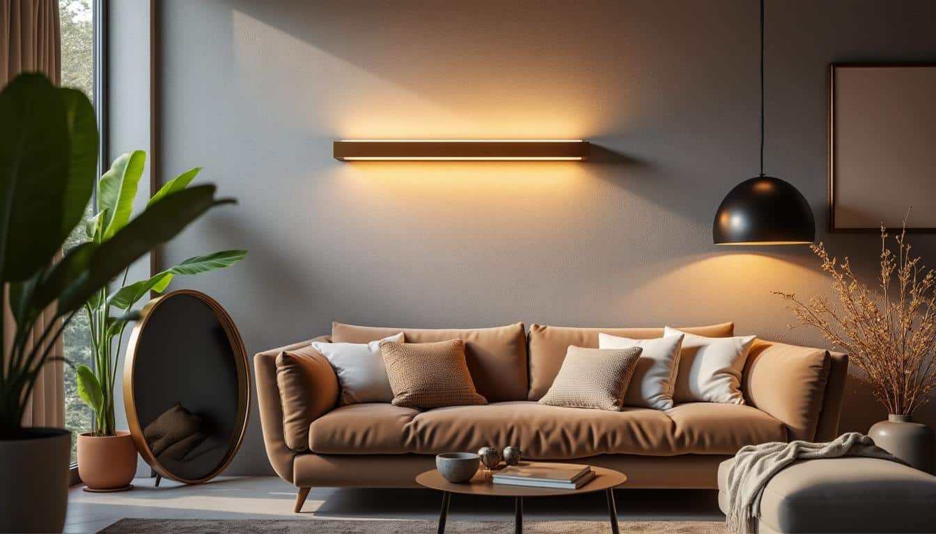 Illustration: Comment l’éclairage mural en métal doré sublime votre intérieur