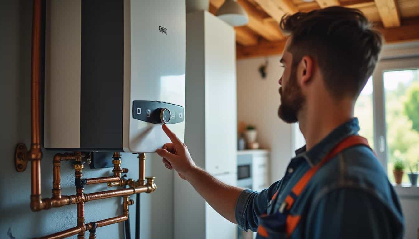 Illustration: Comment fonctionne une chaudière au gaz dans un système de chauffage central ?