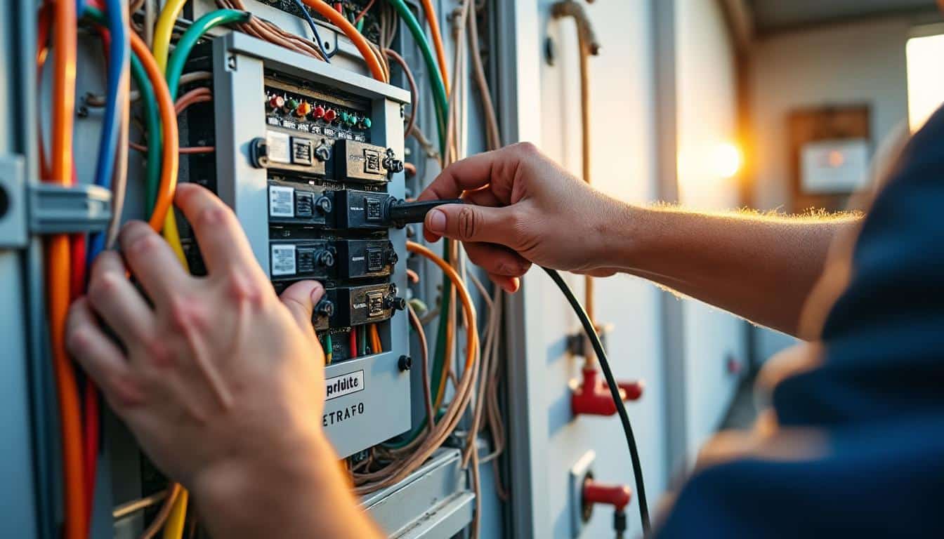 Illustration: Comprendre le fonctionnement d’un tableau électrique en triphasé
