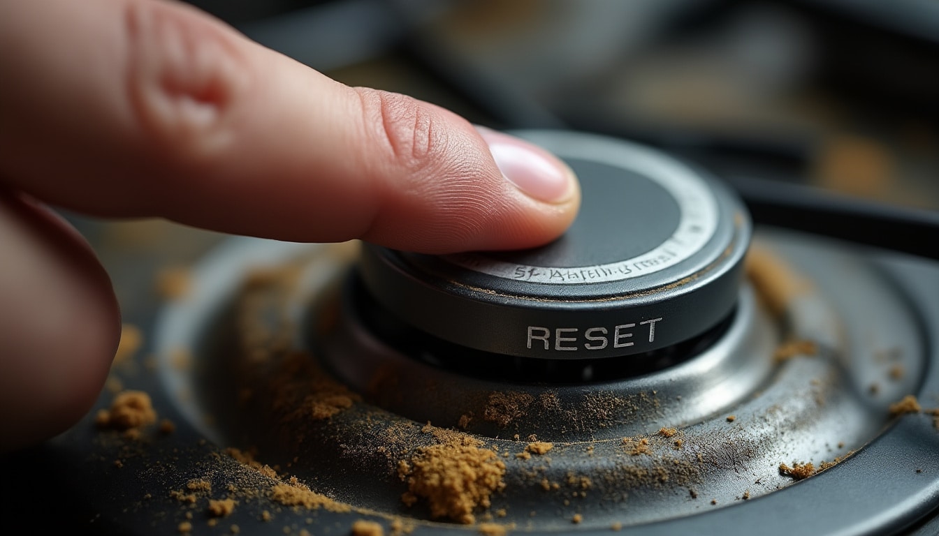 Illustration: Comprendre le rôle essentiel du bouton de réarmement sur une chaudière fioul