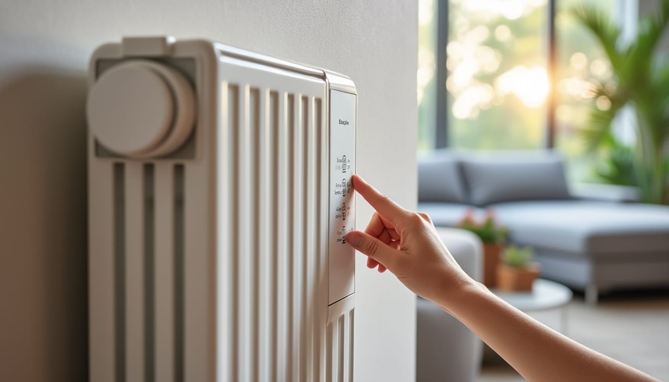 Illustration: Comprendre les pictogrammes essentiels du radiateur électrique