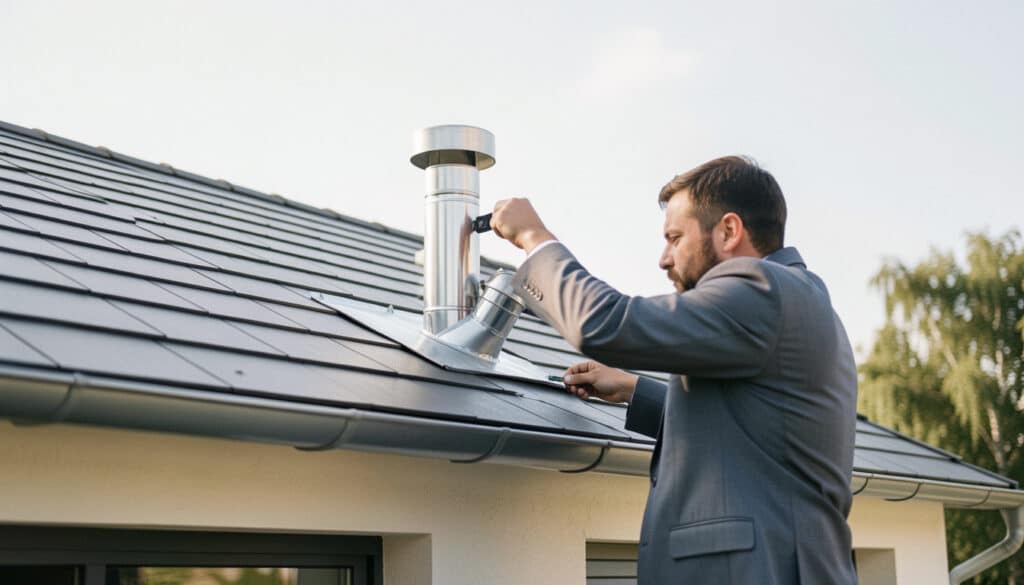 Évacuation de hotte par le toit : bien l’installer
