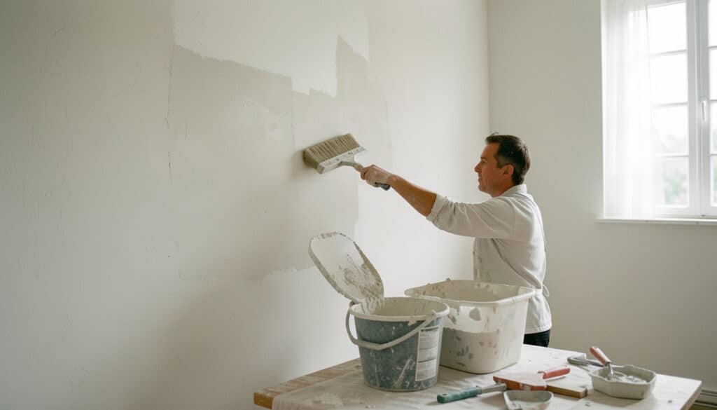 Peinture à la chaux : application, rendu et limites